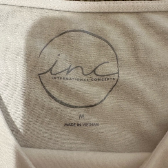 INC International Concepts White Tank Top (NWT) - Picture 8 of 10